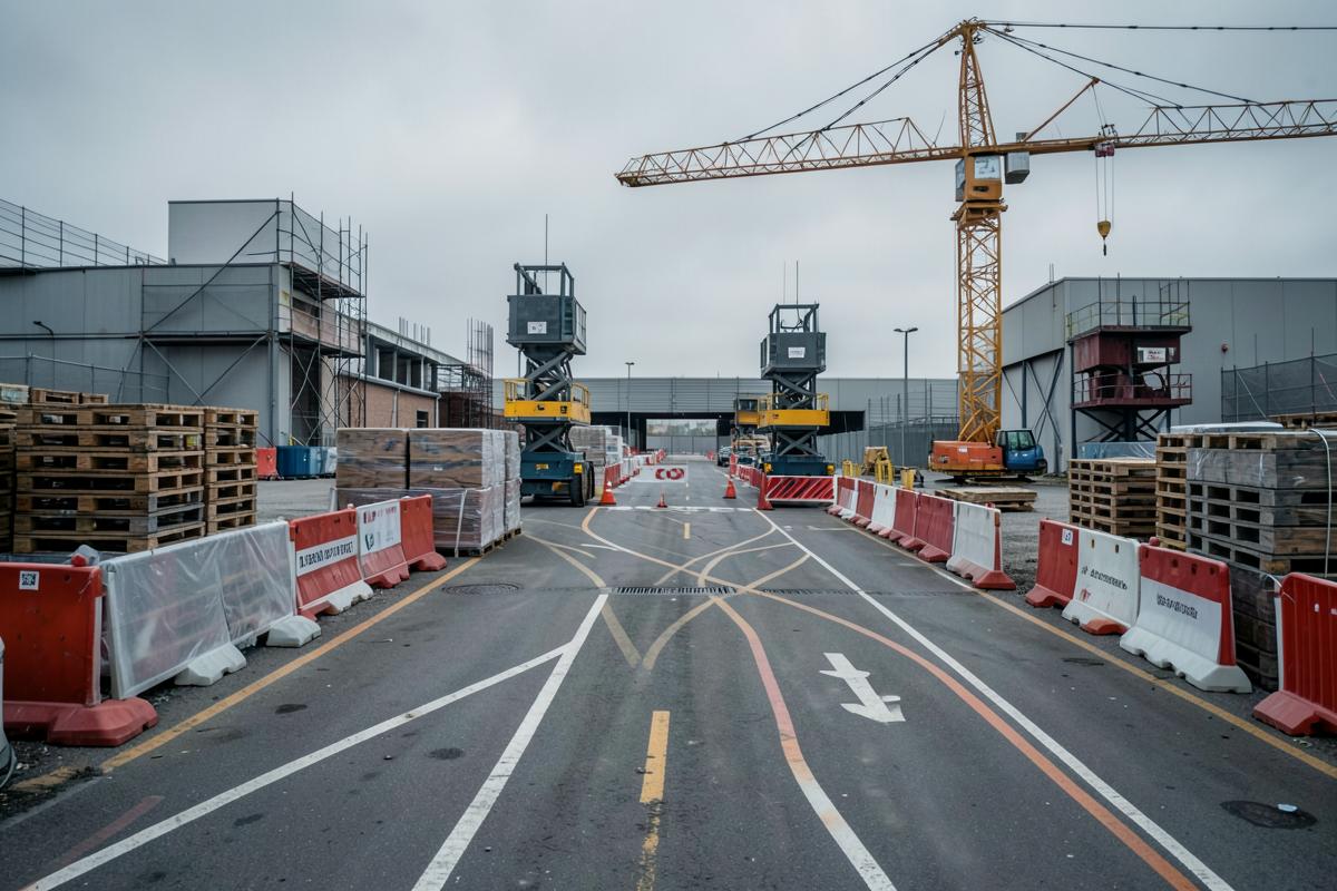 Baustellenlogistik